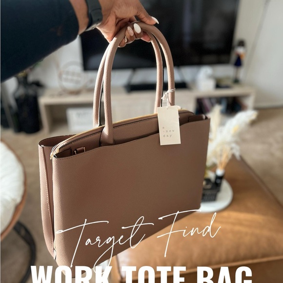 Brown Target Tote Bag - Picture 1 of 6